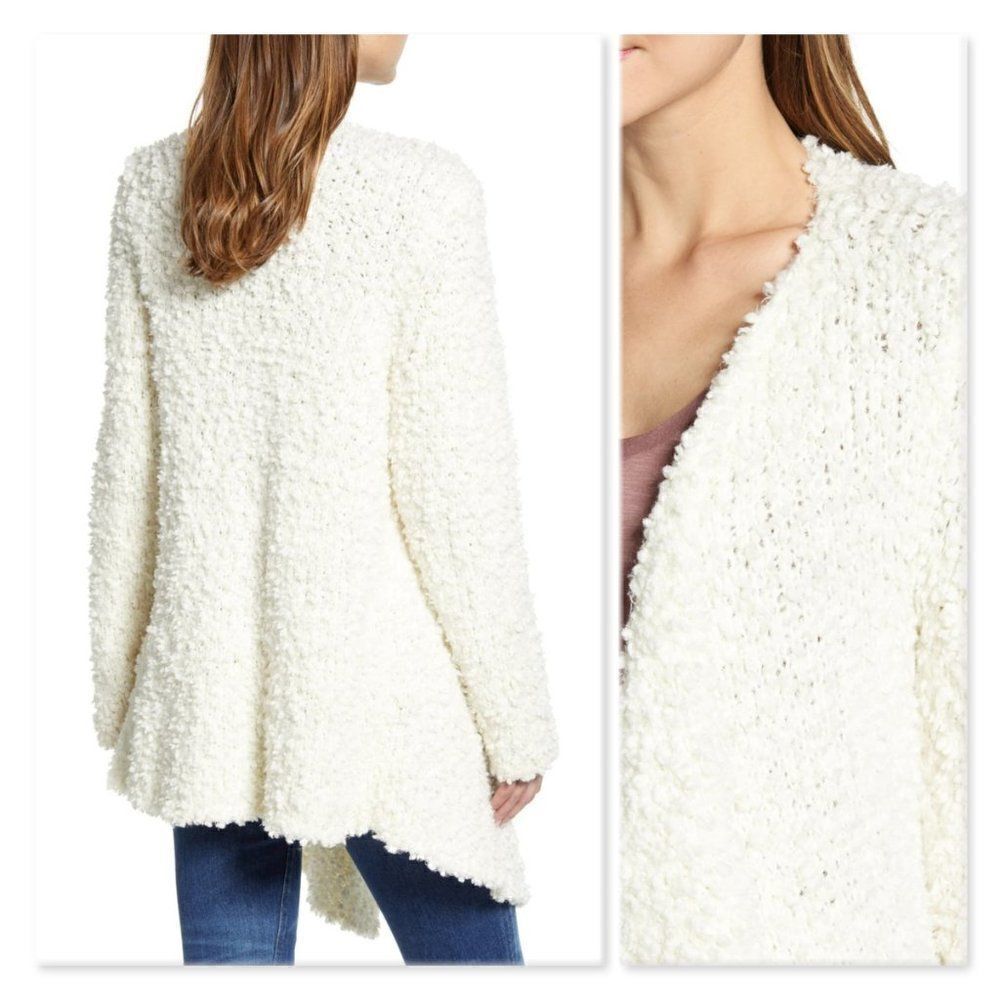 1.State Drape Front Poodle Cardigan sz Small - Picture 2 of 11